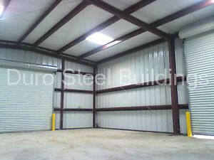 DuroBEAM Steel 30&#039;x48&#039;x16&#039; Metal Garage Workshop Auto Lift Building Kit DiRECT