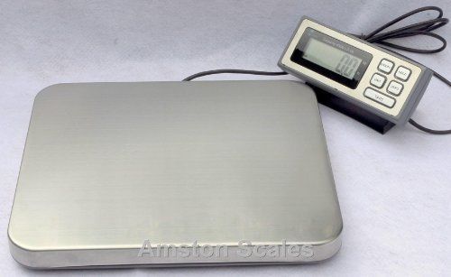 Amston Scales 400 LB x 0.1 LB Digital Postal Postage Shipping Scale Stainless