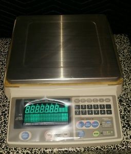 AND FC-20Ki Counting Scale Max=20Kg,50lb d=.002kg,.005lb in Unused Great Cond.