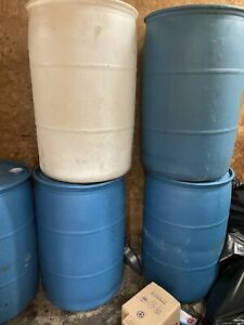 55 Gallon Drum Barrel Poly, Plastic Connecticut Five Units Are Available