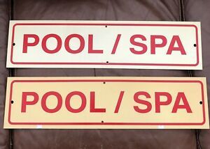 SPA POOL large Plastic Signs Vintage Signs High Quality
