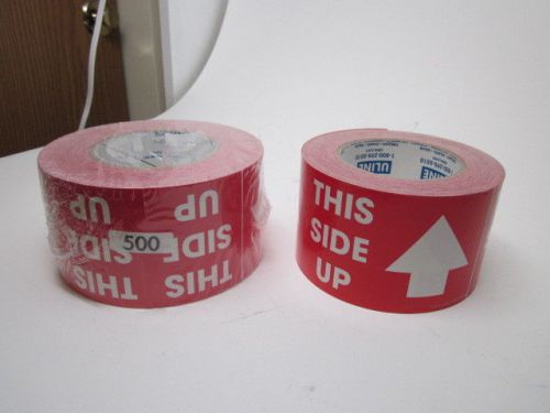 Packing Supplies, This side up shipping labels, 3&#034; x 5&#034;, 2 rolls, new