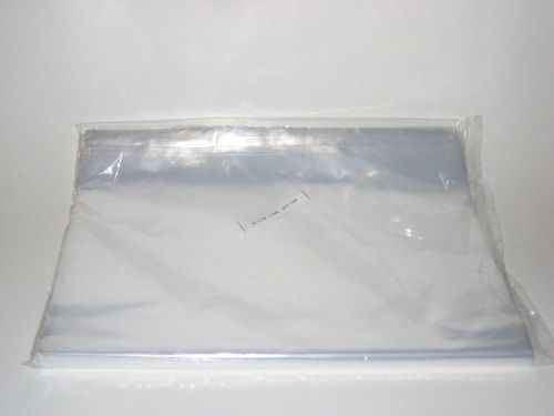 Package of 100 Clear 12&#034; x 18&#034; Flat 1 Mil Plastic Bags