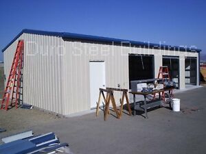 DuroBEAM Steel 40&#039;x60&#039;x18&#039; Metal Barn Home Garage Clear Span Building Kit DiRECT
