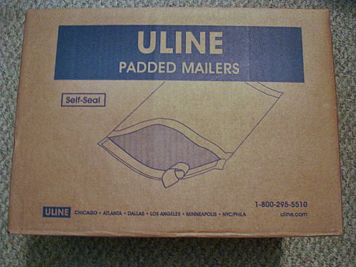 (100) New 8 1/2 x 12&#034; Uline Self-Seal Padded Mailers #2  S-1414
