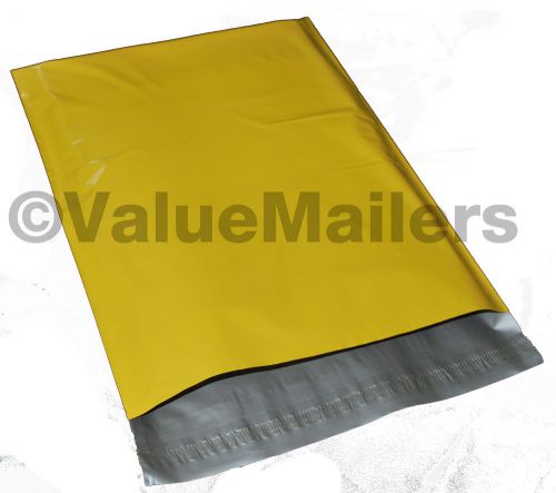 100 10x13 YELLOW Poly Mailers Shipping Envelopes Couture Boutique Quality Bags