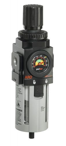 ARO P39344-600-VS Air Filter-Regulator Piggyback 1/2&#034; NPT - 150 psi Max Inlet