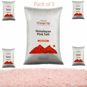 Himalayan Pink Salt for Livestock. Fine Grain (0.5mm -1.0mm) in Pack of 5