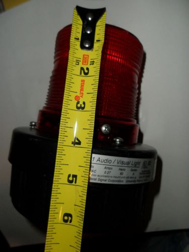 AV1 Audio/Visual Light (RED COLOR) 120VAC 60Hz