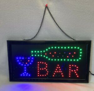19&#034;x10&#034; Animated Motion LED Neon Light Restaurant Cafe Bar Business Sign