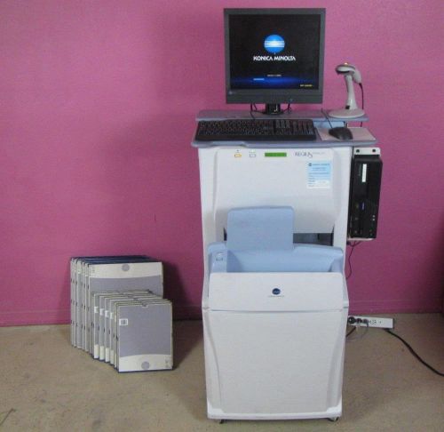 Konica Minolta Regius 210 Mammography Direct X-ray Digitizer w/ PC &amp; 14 Cassette