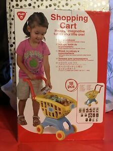 SHOPPING CART  HOURS OF IMAGINATIVE FUN FOR YOUR LITTLE ONE!  (18 PCs ) 18M+