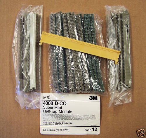 3m 4008 d/co super mini half-tap module 1 case of 120 for sale