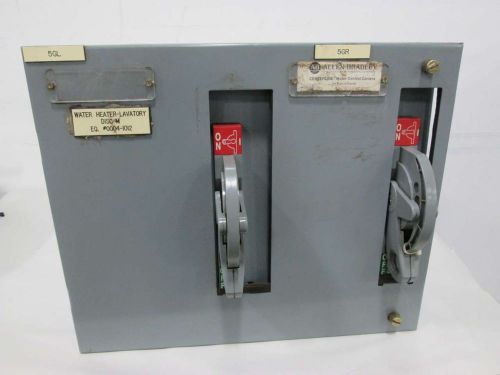 ALLEN BRADLEY 2192F-CJC-2525R DOUBLE 600V 60A DISCONNECT SWITCH MCC D344001