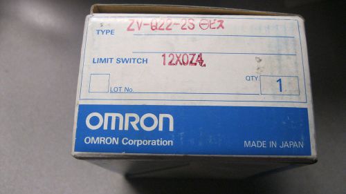 OMRON ZV-Q22-2S FLANGE MOUNT ROLLER PLUNGER LIMIT SWITCH, BNIB