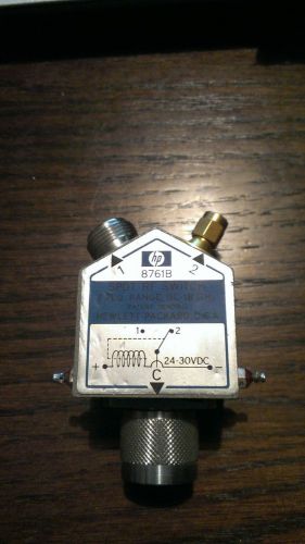 Agilent HP 8761B SPDT RF Switch DC-18 GHz