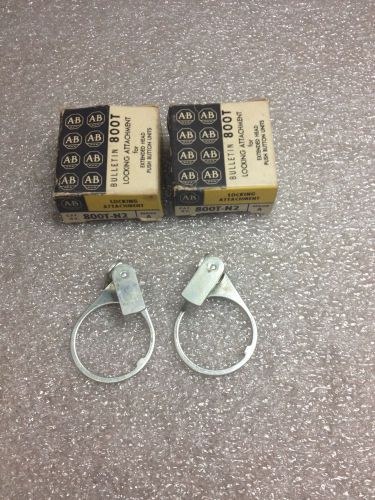 (B1) 2 ALLEN-BRADLEY 800T-N2 PADLOCKING ATTACHMENTS FOR PUSHBUTTON