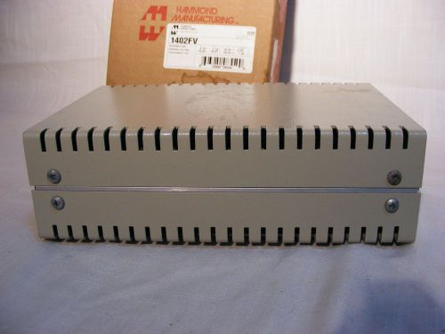 Project box metal hammond 1402fv 3.13&#034; x 7.13&#034; x 10.25&#034; for sale