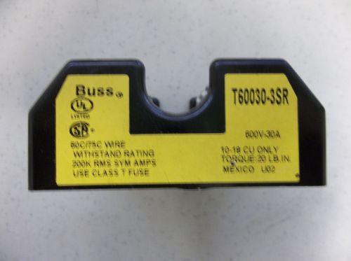 T60030-3SR - BUSSMAN 600V-30A 3-POLE FUSE HOLDER