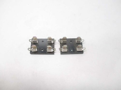 LOT 2 NEW LITTELFUSE 1-5/8 X 1-1/8 IN 2P FUSE BLOCK D479345