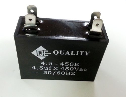 2PCS FAN METALLIZED CAPACITOR AC 450V 50/60HZ 4.5uF