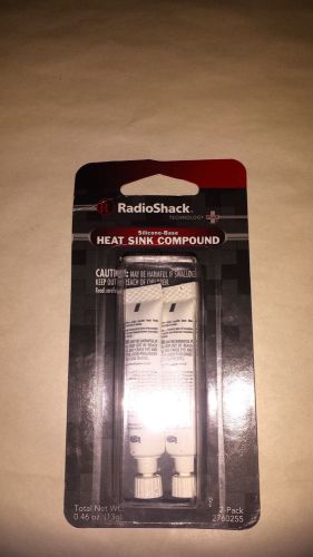 RADIO SHACK SILICONE BASE HEAT SINK COMPOUND 2PK. - 276-0255