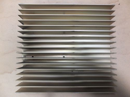 ALUMINUM HEAT SINK 9&#034; x 9&#034; x 1 3/4&#034;RECTANGLE, FINNED