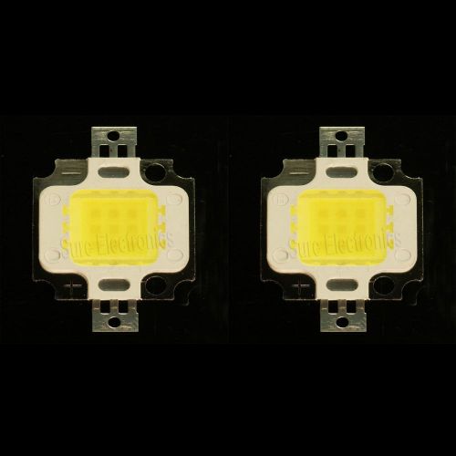 10pcs 10w 10watt 45mil chips cool white high power led panel 1100lm light for sale