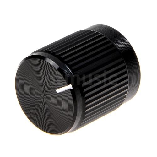 Black Aluminium Alloy ?15x16mm 18T Insert Type Knob