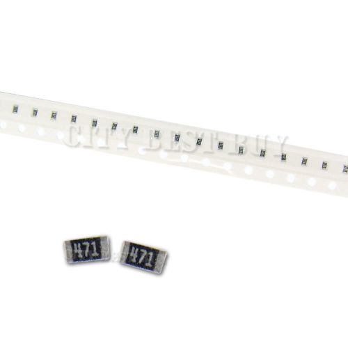 1000 SMD SMT 0603 Chip Resistors Surface Mount 470R 470ohm 471 +/-5% 1/10W RoHs