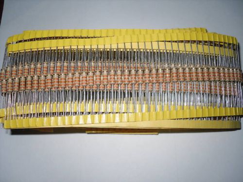 100 pcs 1/2W 1Meg ohm 5% Carbon Film Fixed Resistors STACKPOLE