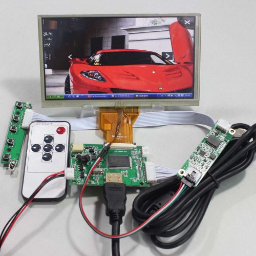 Hdmi lcd controller board+ 6.5inch 800x480 at65tn14+touch panel+remote control for sale