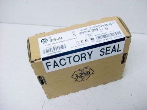 2014 Date New Sealed Allen Bradley 1769-IF4 /B Compact I/O 1769-1F4 Input Module