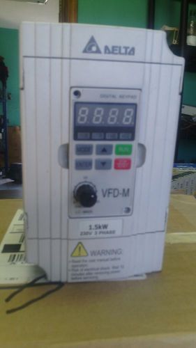 delta drive vfd 240volts 2hp vfd015m23a