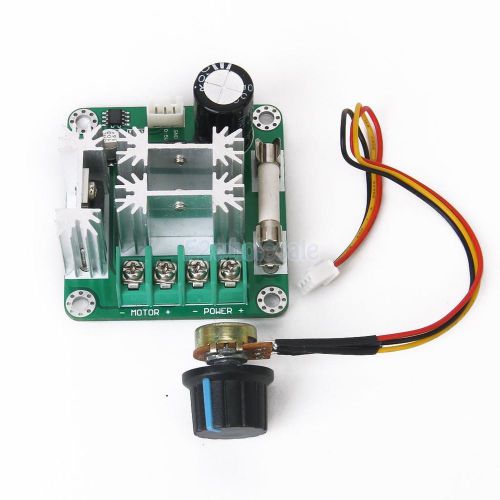 6V-90V 15A 15KHZ Pulse Width PWM DC Motor Speed Controller Switch + Knob