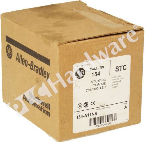 New Allen Bradley 154-A11NB /A Starting Torque Controller 11A 380-480VAC