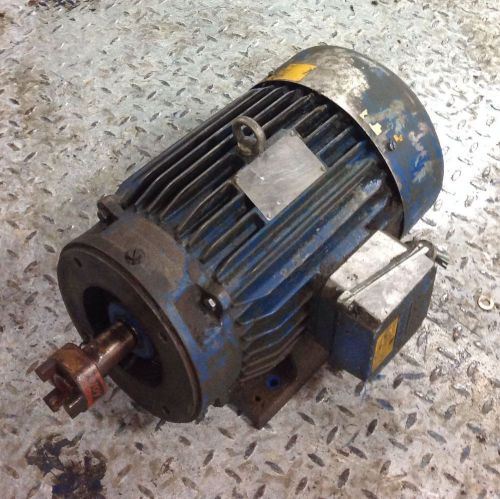 ELEKTRIM 230/460V 23.8/11.9A 1745RPM 10HP MOTOR TYPE ESG, LABEL