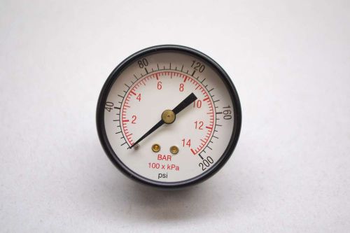 New ametek 200-bdd 0-200psi 2 in face 1/4 in npt pressure gauge d434527 for sale