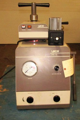 Leco PR-15 Mounting Press 815-000 807-925-125 H9~ 1004ISU