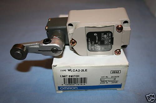 NEW Omron Roller Limit Switch WLCA2-2LE   BNIB