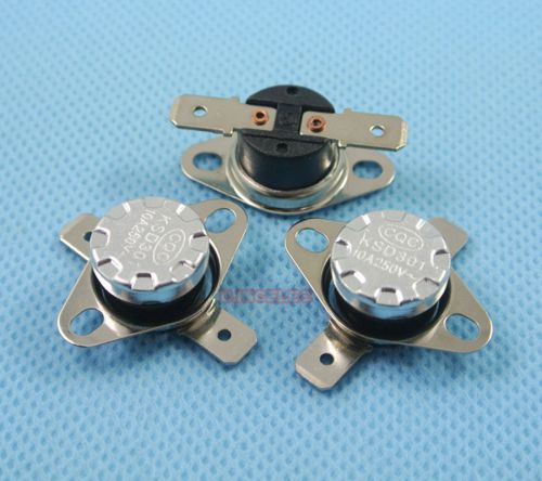 2pcs Bimetal disc thermostat 5°C NC Normally Close Temperature Switch KSD301