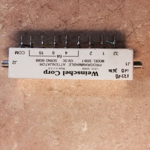 Weinschel 3200-1 Programmable Attenuator 127dB 1dB Steps DC-3GHz