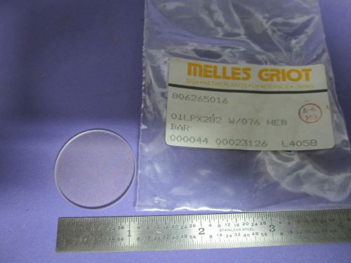 MELLES GRIOT LENS WINDOW OPTICS COATED BIN #7