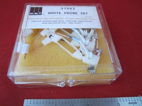 Electro scientific industries esi white probe set semiconductor wire bond bin#4 for sale