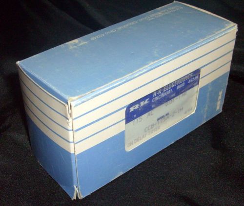 RK ELECTRONICS CCB-115A-2-1H ON DELAY TIMER New In Box 8 PIN ADJ. .01-1 HR