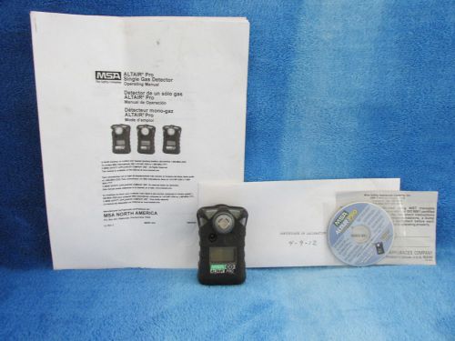 MSA Single Gas Detector Oxygen Altair Pro Single Technology