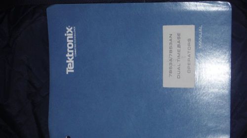 tektronix 7B53A / 7B53AN dual timebase operators  inst. manual