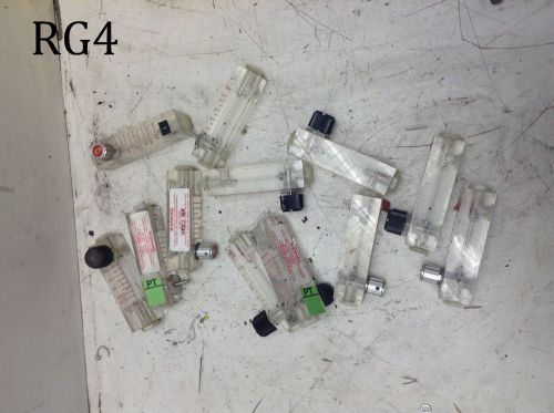 Lot of 12 SCFH Plastic Flow Meter