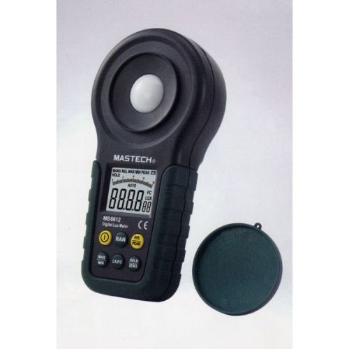 Mastech MS6612 Digital Lux Footcandle Light Meter Luxmeter 200,000 Lux