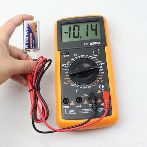 New Digital LCD Voltmeter Ammeter Ohmmeter Test Meter Multimeter SHPS